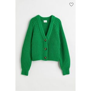 H&M V-Neck Rib Knit Cardigan